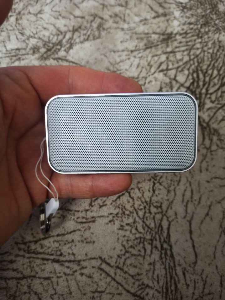 Sıfır Nano Lite cep hoparlörü Beyaz Gri Bluetooth Hoparlör - Görsel 2