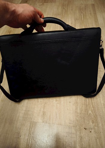 Klasik Siyah Erkek Evrak Çantası - Görsel 5