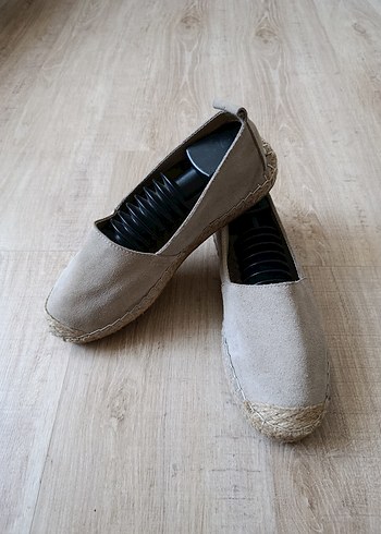 Sıfır gibi orjinal Elle gerçek deri süet loafer 40 - Görsel 6