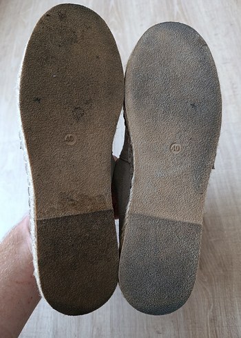 Sıfır gibi orjinal Elle gerçek deri süet loafer 40 - Görsel 7