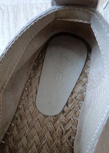 Sıfır gibi orjinal Elle gerçek deri süet loafer 40 - Görsel 8