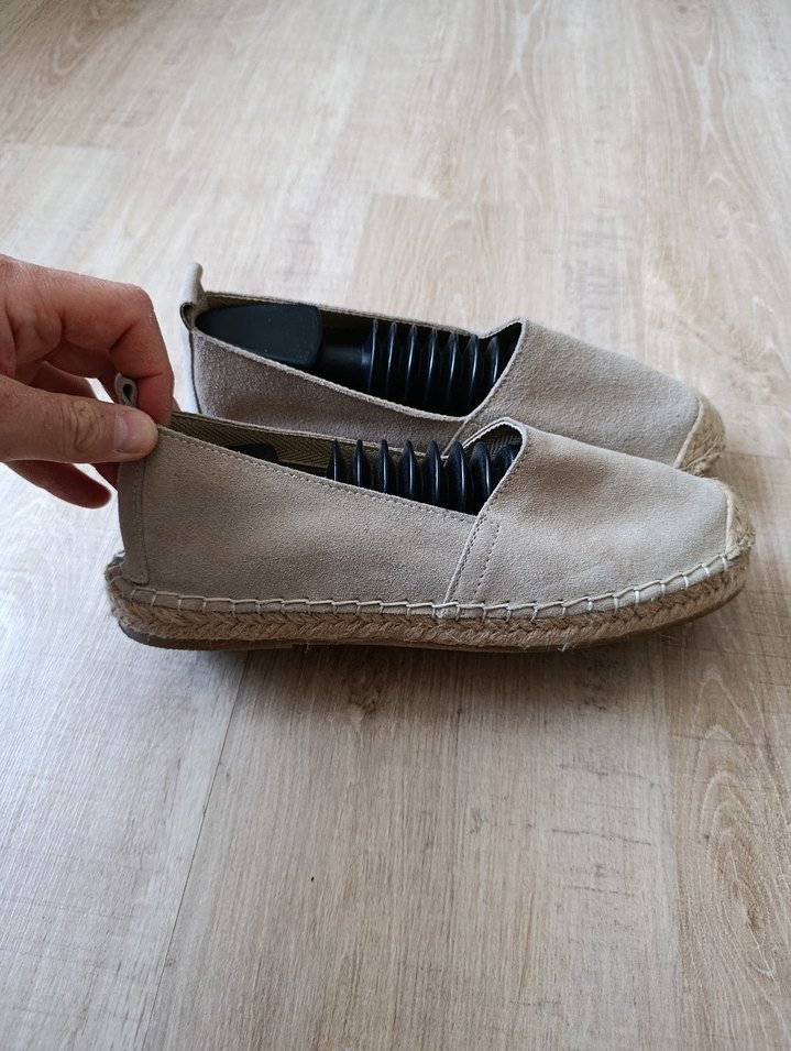 Sıfır gibi orjinal Elle gerçek deri süet loafer 40 - Görsel 4