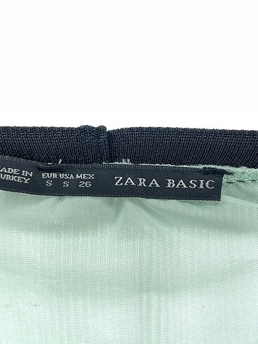 s Beden yeşil Renk Zara Mini Etek %70 İndirimli.