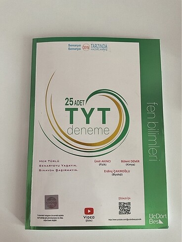 345 TYT FEN BİLİMLERİ DENEMESİ