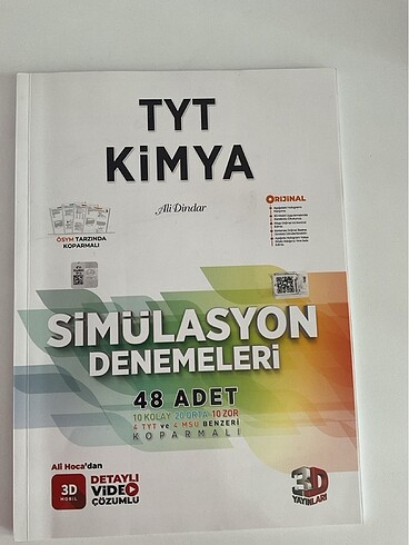 3D TYT KİMYA DENEME