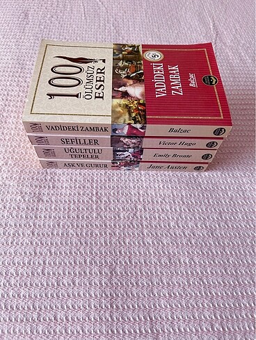 100 Temel Eser 4 Adet Klasik Kitap
