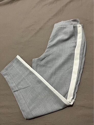 Çizgili kumaş pantalon