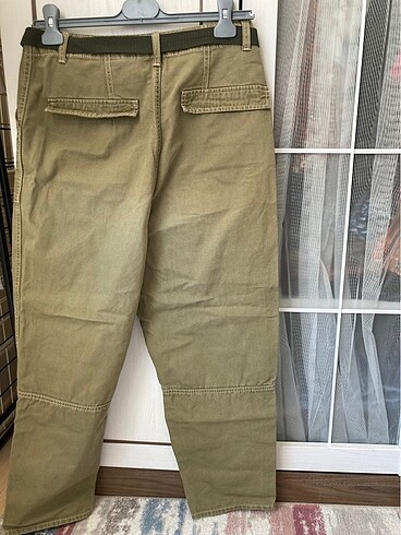 H&M H&M Haki Straight Kargo Pantolon