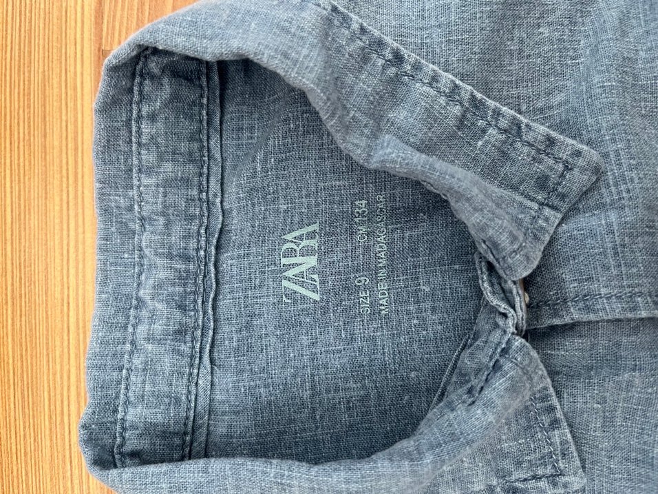 Erkek Çocuk Denim Uzun Kollu Gömlek - Görsel 2