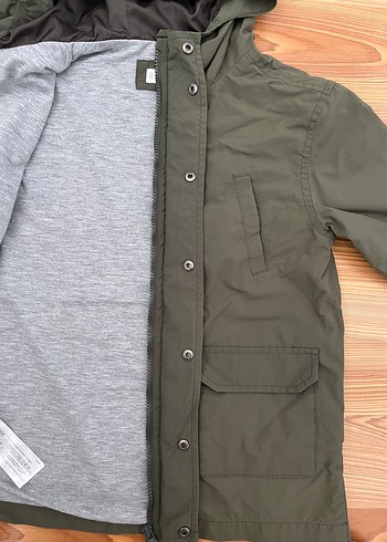 Kapüşonlu, Fermuarlı Erkek Çocuk Yağmurluk/Rüzgarlık - Görsel 6