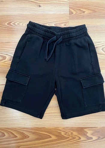 Yeşil ve Siyah Rahat Kesim Erkek Şort - Görsel 2