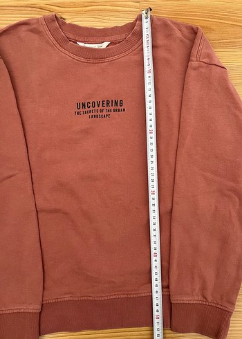 Bordo Erkek Çocuk Sweatshirt, Uzun Kollu, Rahat Kesim - Görsel 2