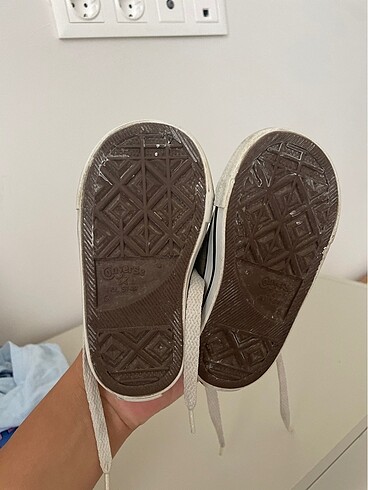 21 Beden haki Renk Converse bebek