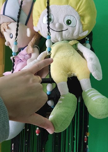 Beden Renk 2 adet peluş oyuncak bebek