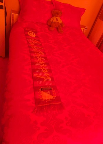 Renkli Baskılı Kırmızı Fırın Eldiveni - Görsel 5