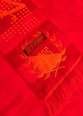 Renkli Baskılı Kırmızı Fırın Eldiveni - Görsel 4