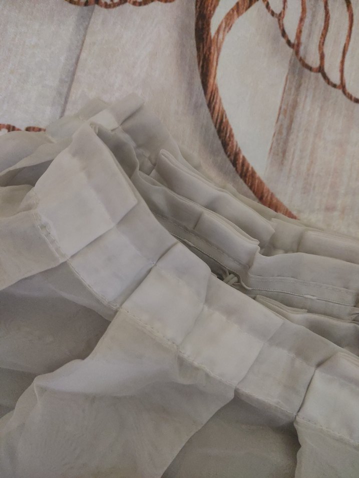 Bohem Beyaz Nakışlı Perde - Görsel 3