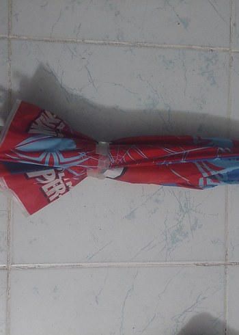 Renkli Spiderman ve Elsa Desenli Çocuk Şemsiye - Görsel 5