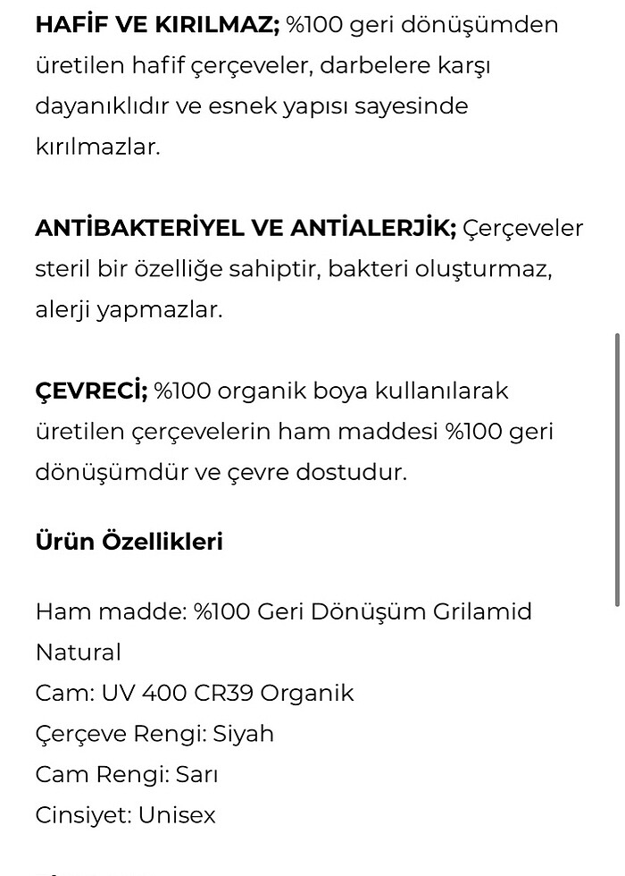 Mess Frames markalı sarı camlı güneş gözlüğü - Görsel 3