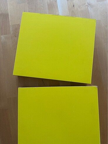 Ikea Ikea lack kare sarı raf 2li 30cm 26cm