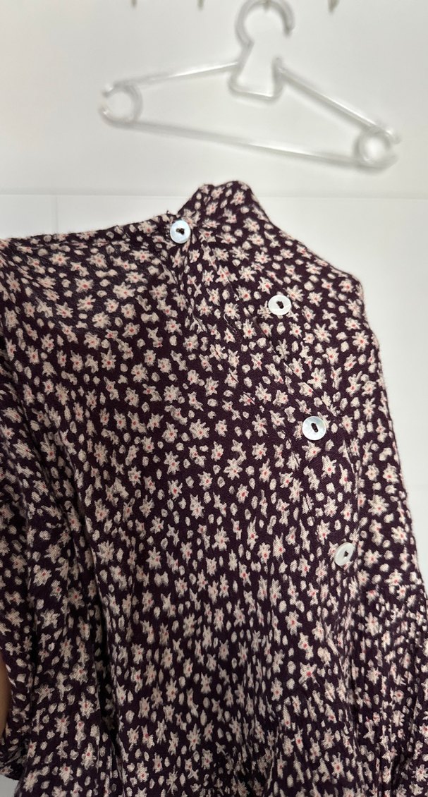 Mango mini çiçekli tulum - Görsel 3