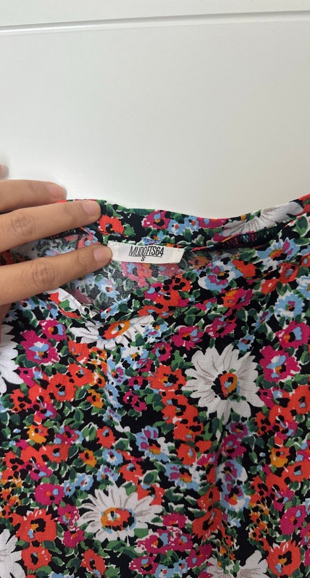 Mudo Çiçek Desenli Bohem Uzun Etek - Görsel 3