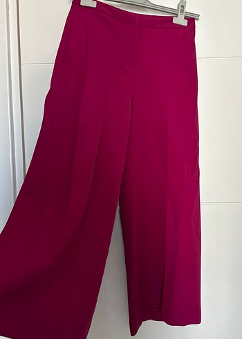 Zara Fuşya Kadın Uzun Kumaş Pantolon - Görsel 2
