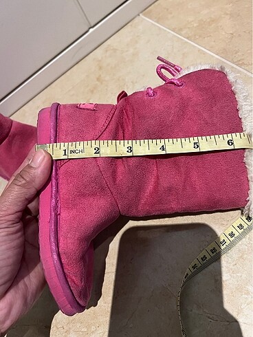 24 Beden pembe Renk Osh Kosh Peluşlu Bot (2-3 yaş)