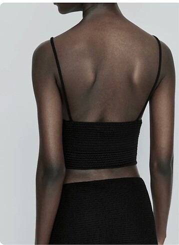 s Beden Massimo dutti crochet top üst bluz