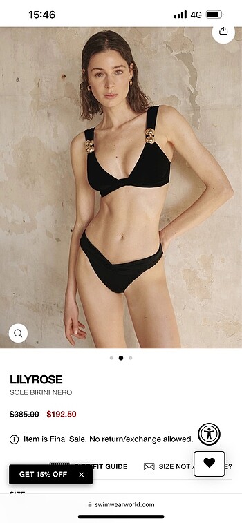 s Beden Lily&Rose bikini takımı