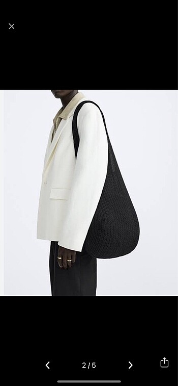 Zara Zara tekstil çanta