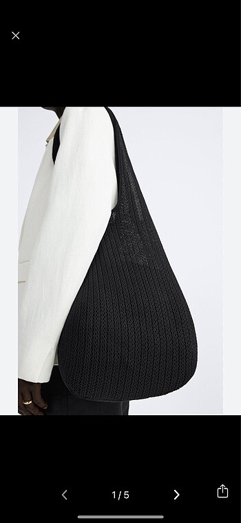 Zara tekstil çanta