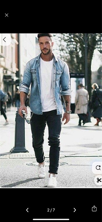 Zara Zara men kot gömlek jean