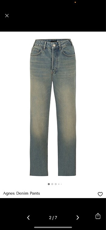 Balenciaga Muse for all denim kot pantolon .