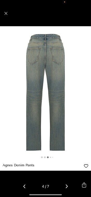 36 Beden mavi Renk Muse for all denim kot pantolon .