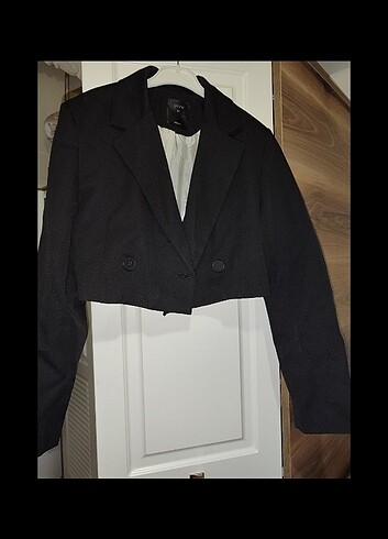 Crop Blazer Ceket