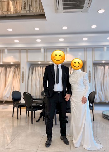 Diğer Beyaz Uzun Keten Kadın Elbise