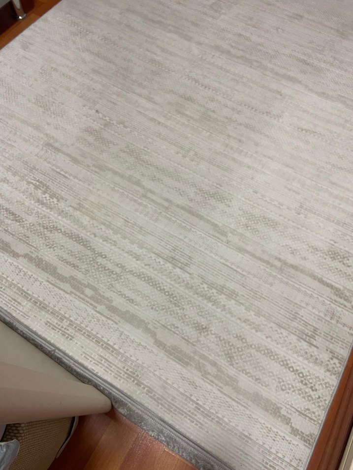 Bej Gri Modern Desensiz Halı - Görsel 3