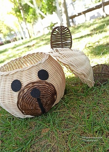 Zara Home Rattan Ayıcık Sepet