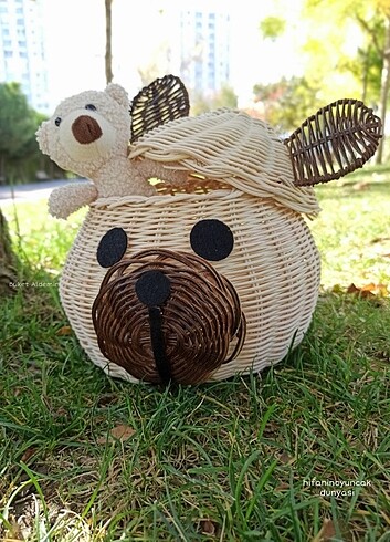 Rattan Ayıcık Sepet 