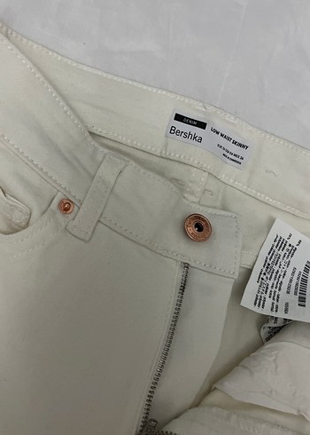 Kadın Beyaz Rahat Kesim Keten Pantolon - Görsel 3