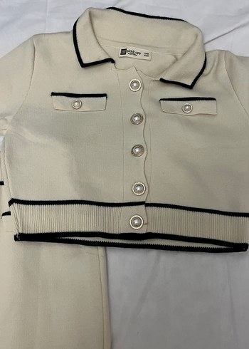 Düğmeli Beyaz Mini Etek - Görsel 3