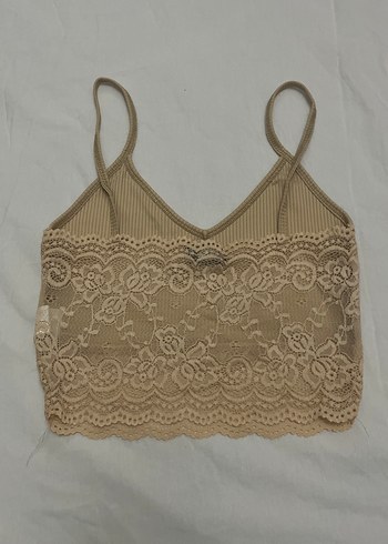 Bej Dantelli Kadın Bralette - Görsel 2