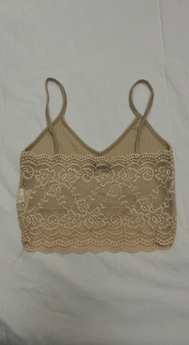 Bej Dantelli Kadın Bralette - Görsel 2