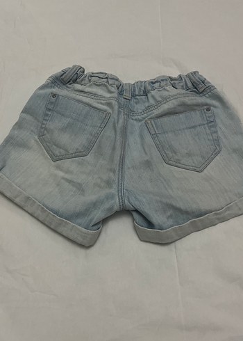 Kızlar için Bol Kesim Kot Şort düşük bel - Görsel 2