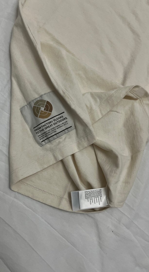 Bej Keten Erkek Kısa Kollu Tişört - Görsel 3