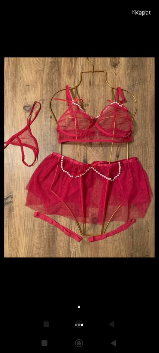 PEMBE İNCİLİ FANTEZİ TAKIM - Görsel 5