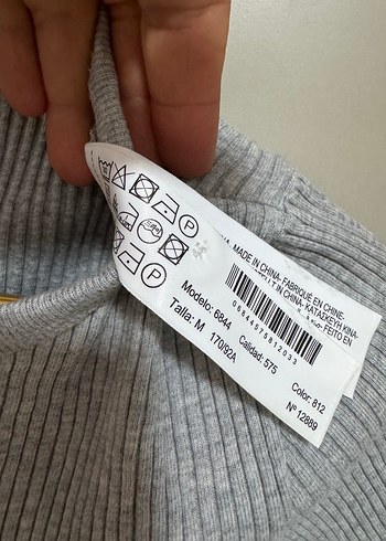 m Beden gri Renk Massimo Dutti pamuklu tişört