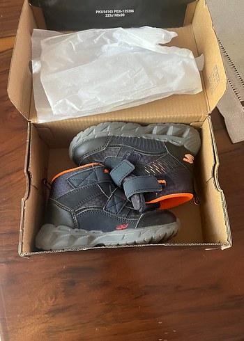 24 Beden lacivert Renk Skechers Bebek Işıklı bot