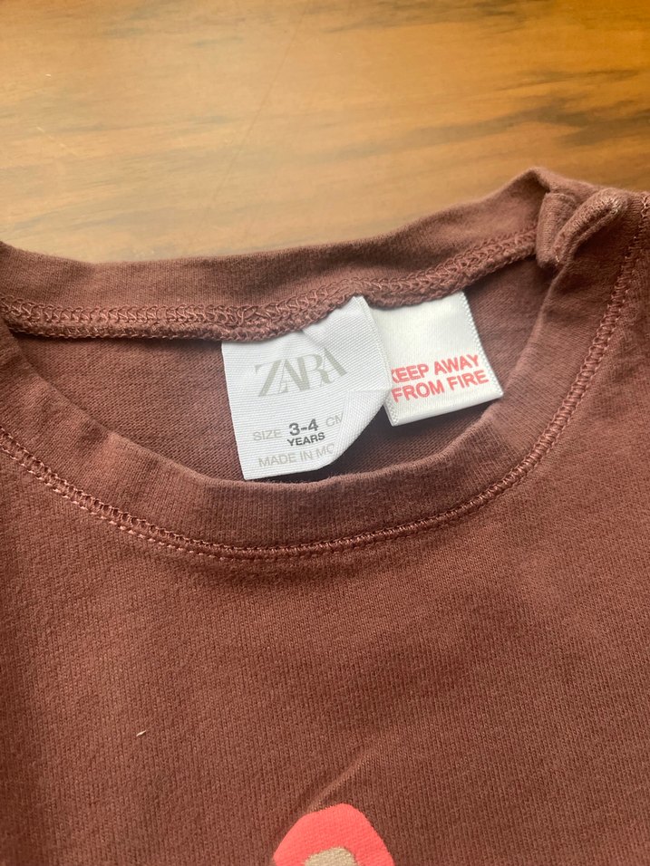 ZARA Erkek çocuk uzun kollu tshirt - Görsel 4